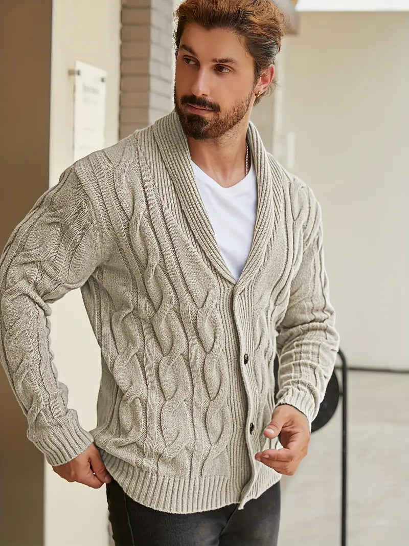 Men's Casual Knitted Cardigan