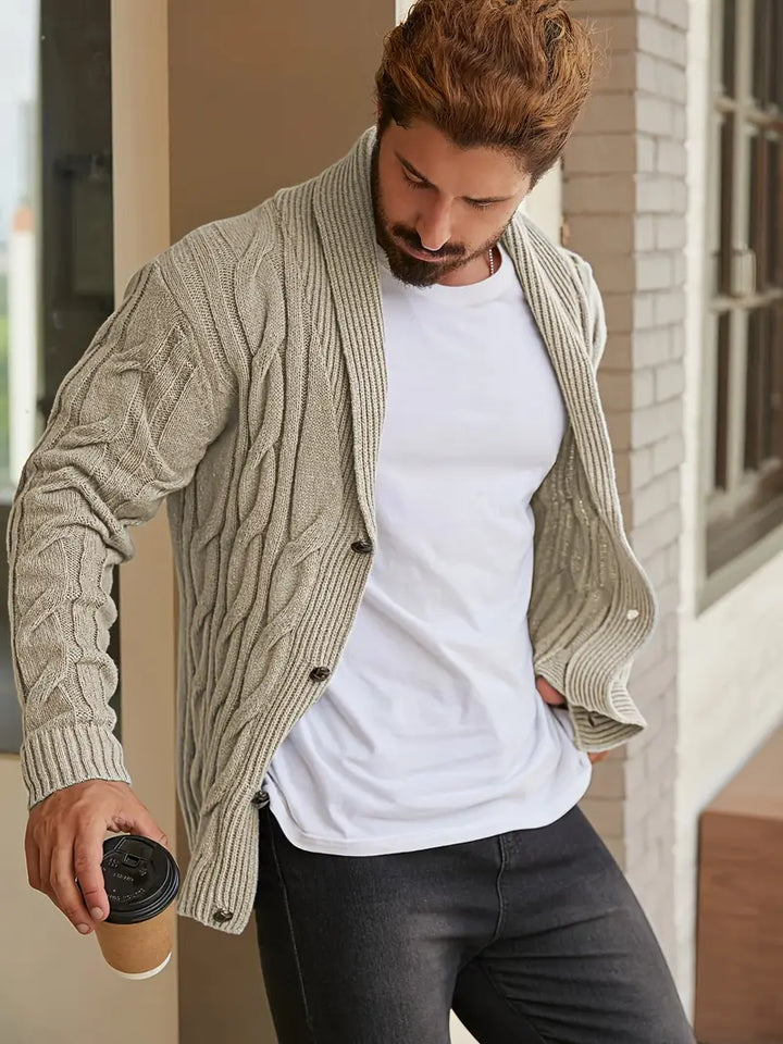 Men's Casual Knitted Cardigan