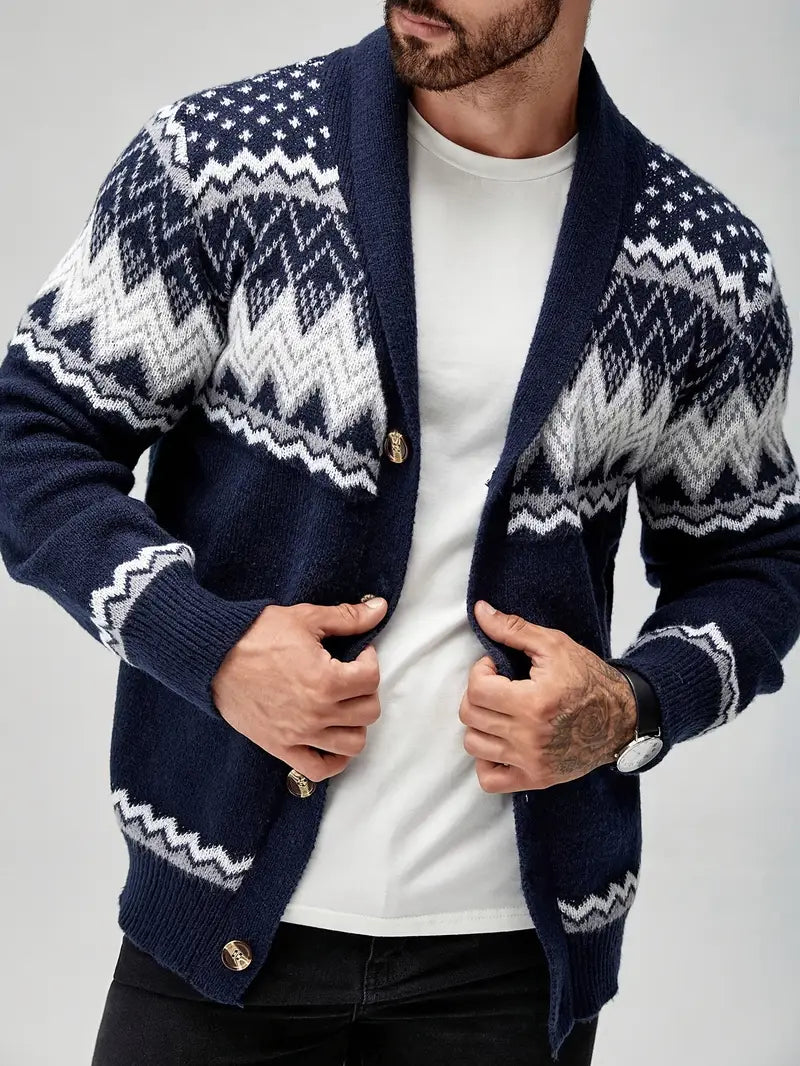 Men's Knitted Cardigan