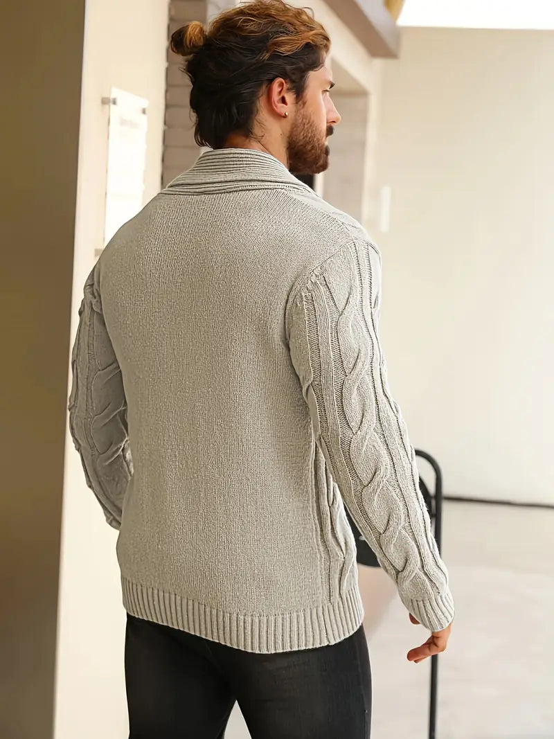 Men's Casual Knitted Cardigan