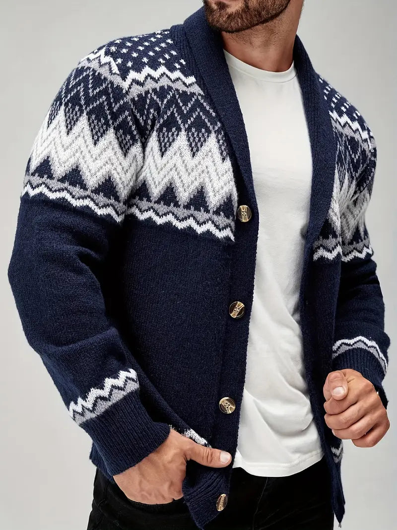 Men's Knitted Cardigan