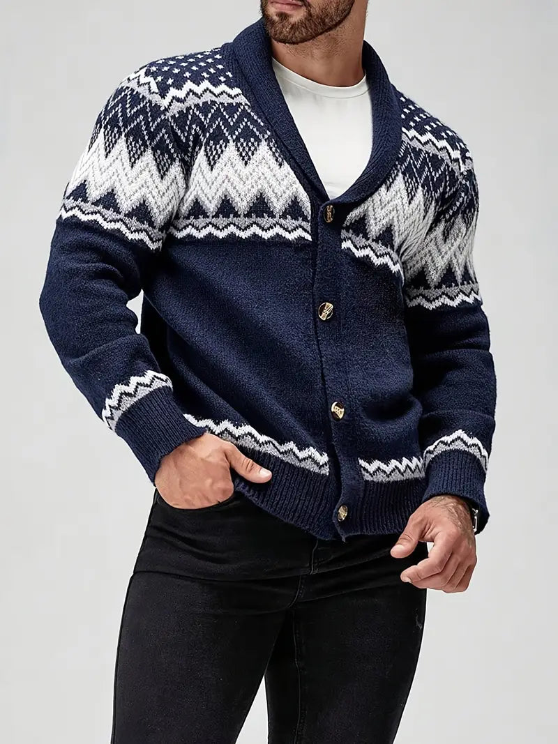 Men's Knitted Cardigan